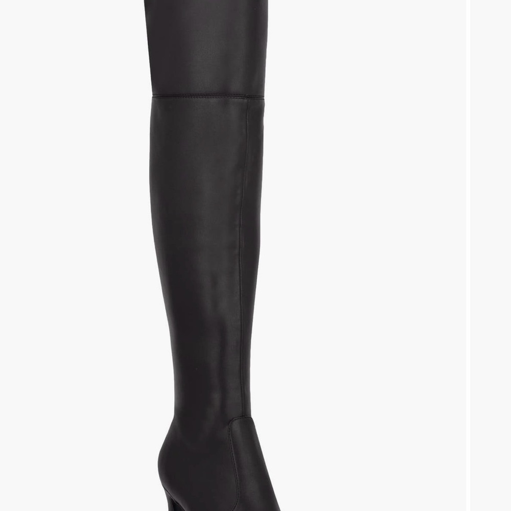 Nine West Thigh High Boots in Black Leather